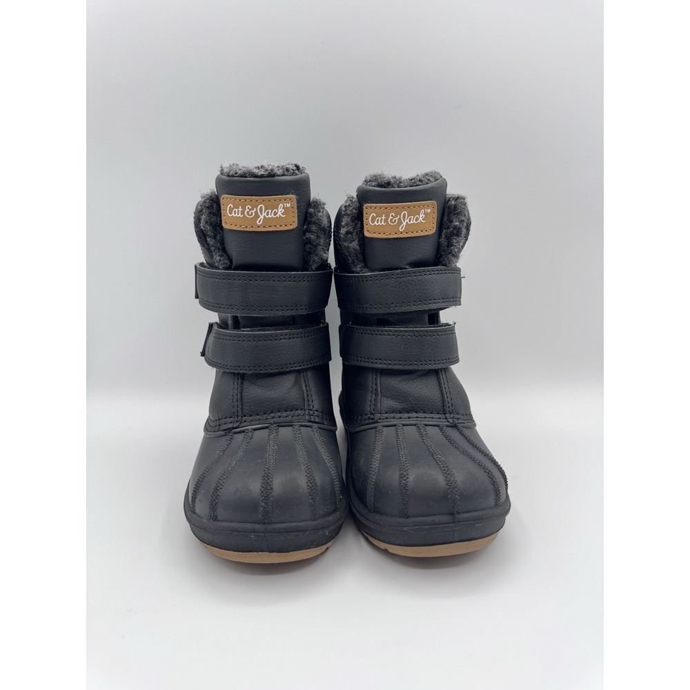 Cat & Jack Toddler Boys Winter Snow Boots | Denver Thermolite Black | Size 11